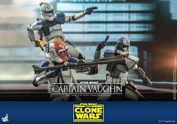 Star Wars: The Clone Wars Captain Vaughn Comes to Hot Toys