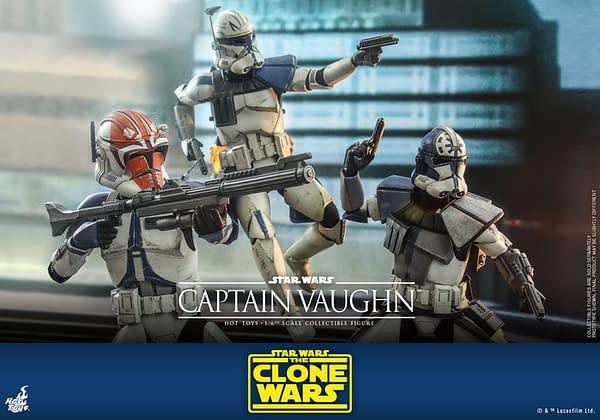 Star Wars: The Clone Wars Captain Vaughn Comes to Hot Toys