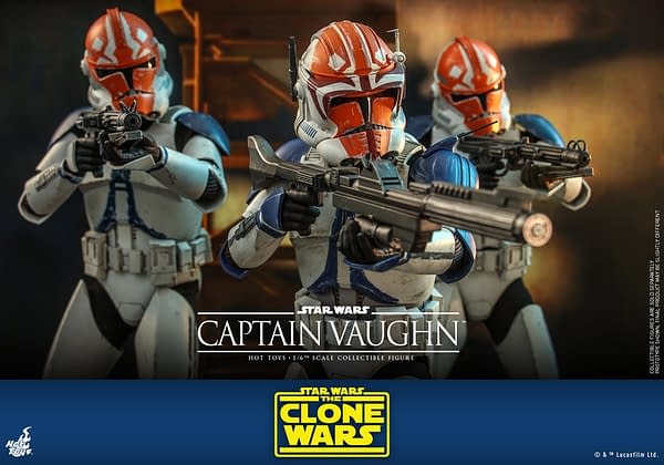 Star Wars: The Clone Wars Captain Vaughn Comes to Hot Toys