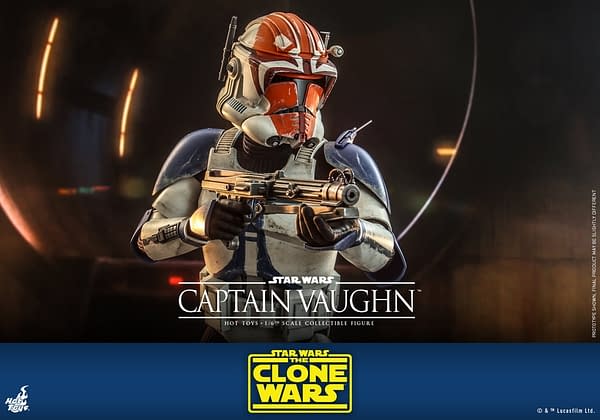 Star Wars: The Clone Wars Captain Vaughn Comes to Hot Toys