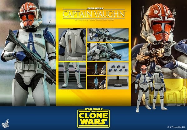 Star Wars: The Clone Wars Captain Vaughn Comes to Hot Toys