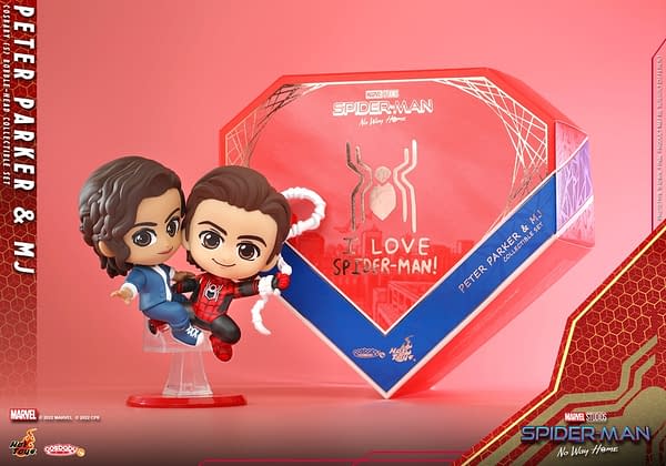 Hot Toys Reveals Spider-Man Peter Parker & MJ Cosbaby Set