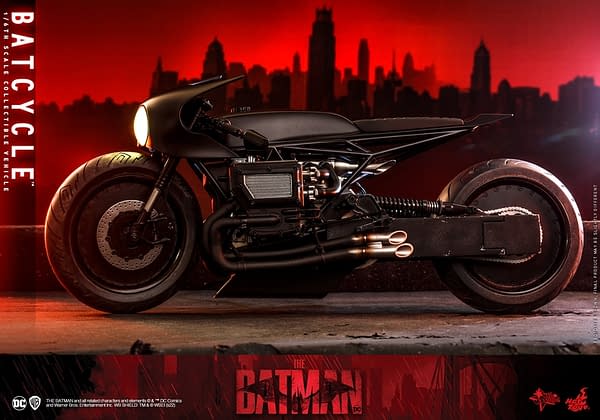 The Batman 1/6 Scale Batcycle Hits the Streets with Hot Toys 