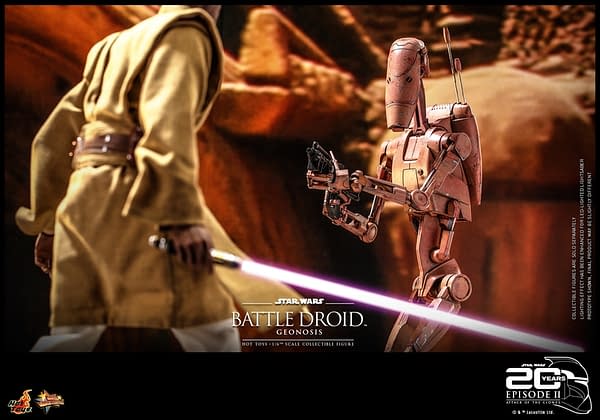 Star Wars Battle of Geonosis Battle Droid Deploys at Hot Toys