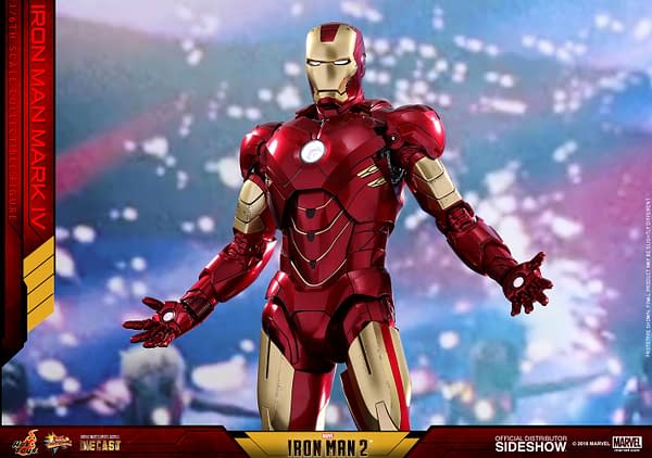 Iron Man Mark IV and a Sick-Looking Suit Gantry Coming from Hot Toys
