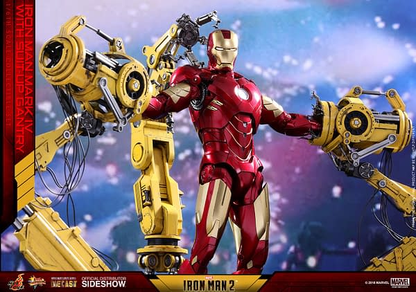 Iron Man Mark IV and a Sick-Looking Suit Gantry Coming from Hot Toys