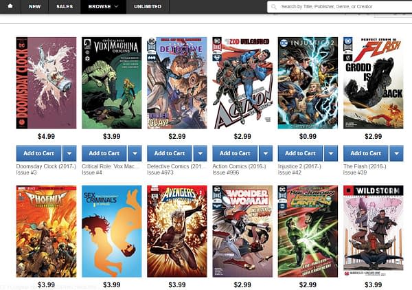 ComiXology Bestseller List, 26th January 2018 &#8211; Doomsday Clock and a Critical Role&#8230;