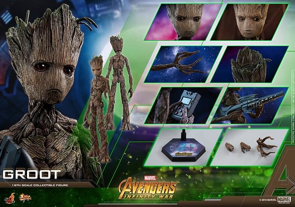 Groot and Rocket Are the Latest Avengers: Infinity War Hot Toys Announced