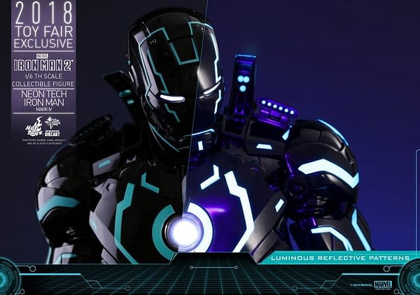 Hot Toys Neon Armor Tech Iron Man 5