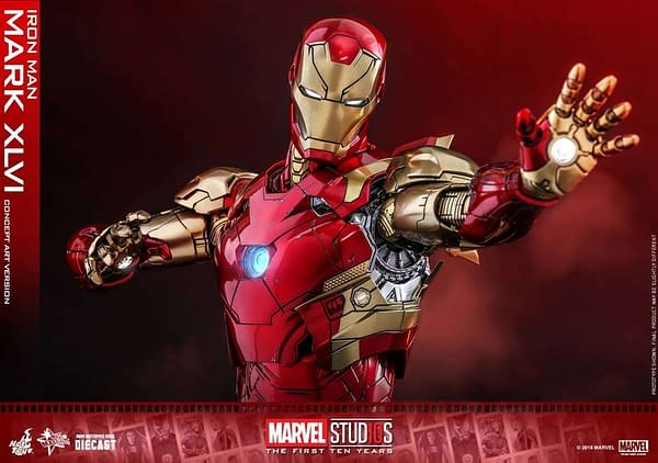 Hot Toys Marvel Studios 10th Anniversary Concept Iron Man Coming Soon