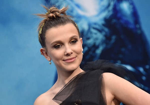 Millie Bobby Brown arrives for the 'Godzilla: King of the Monsters' Hollywood Premiere on May 18, 2019 in Hollywood, CA. Editorial credit: DFree / Shutterstock.com