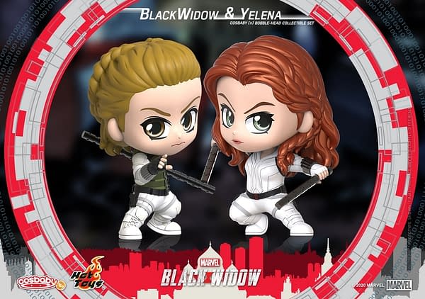 Black Widow Gets Wave of Cosbaby Figures from Hot Toys