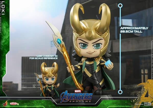 Loki and Iron Man Get Super-Sized Cosbaby's from Hot Toys