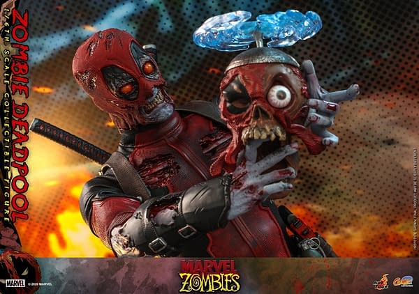 Marvel Zombies Deadpool Rises from the Grave with Hot Toys