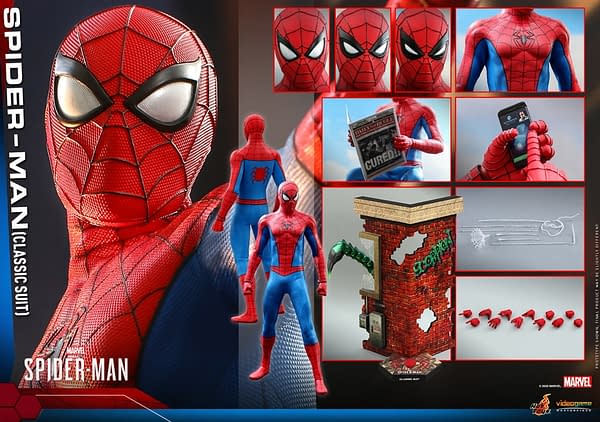 Spider-Mans Dons His Classic Suit with New Hot Toys Figure