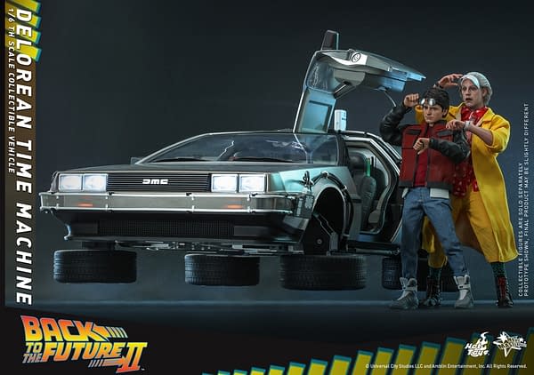 Back to the Future DeLorean Time Machine Arrives at Hot Toys