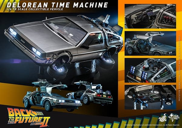 Back to the Future DeLorean Time Machine Arrives at Hot Toys
