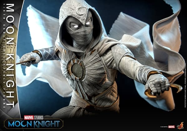 Hot Toys Fully Reveals 1/6th Scale Disney+ Moon Knight Figure 