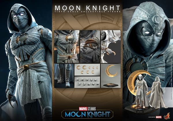 Hot Toys Fully Reveals 1/6th Scale Disney+ Moon Knight Figure 