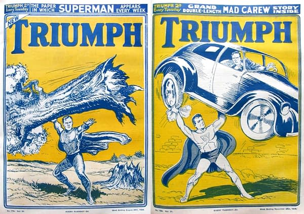 Triumph issues featuring Superman published by Amalgamated