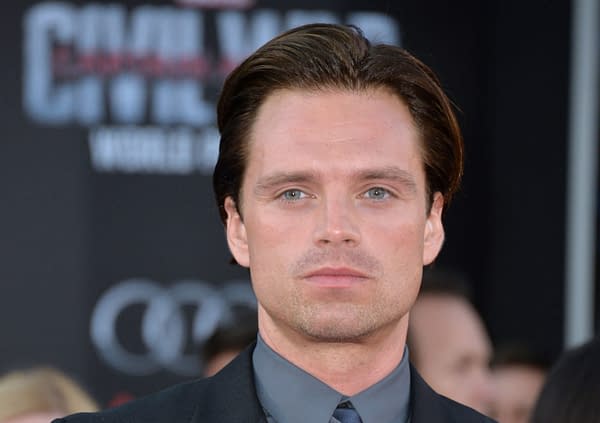 April 12, 2016: Actor Sebastian Stan at the world premiere of "Captain America: Civil War" at the Dolby Theatre, Hollywood. Editorial credit: Featureflash Photo Agency / Shutterstock.com