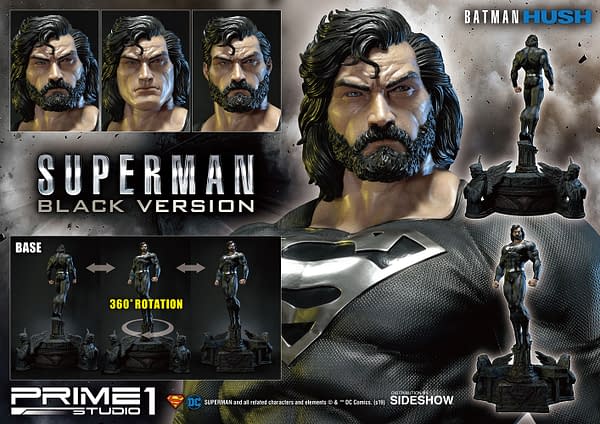 Black Suit Superman Statue from Prime 1 Studio