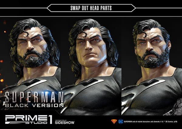 Black Suit Superman Statue from Prime 1 Studio