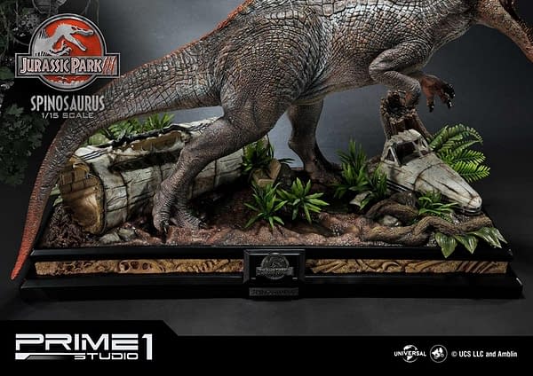 Jurassic Park III Spinosaurus is Unleashed with Prime 1 Studio