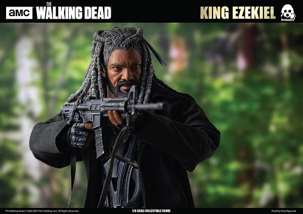 The Walking Dead Ezekiel Protects The Kingdom with Threezero