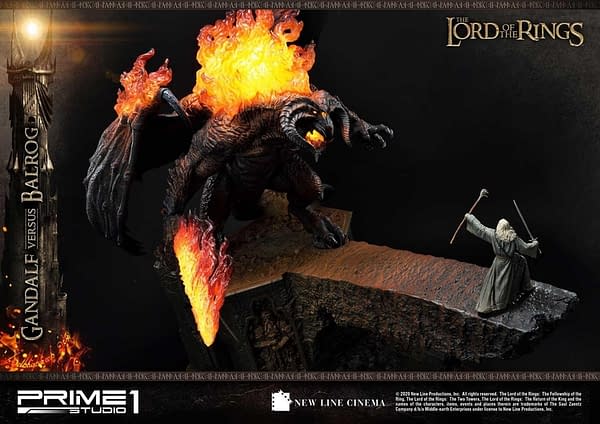 Gandalf Takes on the Balrog in New LOTR Prime 1 Studio Statue