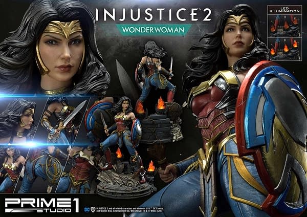 Injustice 2 Wonder Woman Gets New Statue from Prime 1 Studio