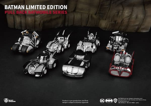 Batman Batmobiles Get Special Edition Set from Beast Kingdom
