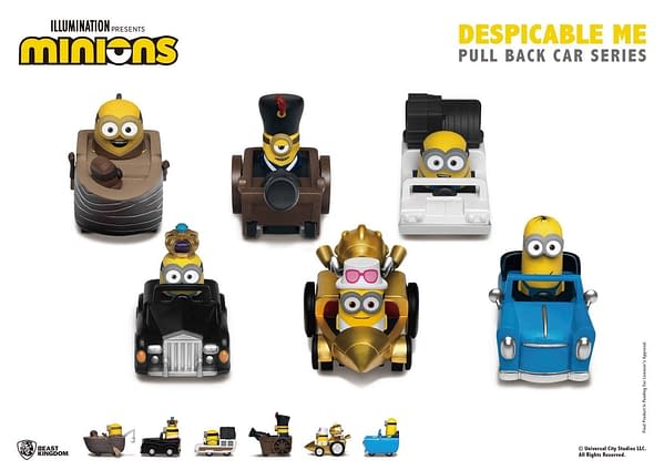 The Minions Hit the Streets With Collectible Cars from Beast Kingdom