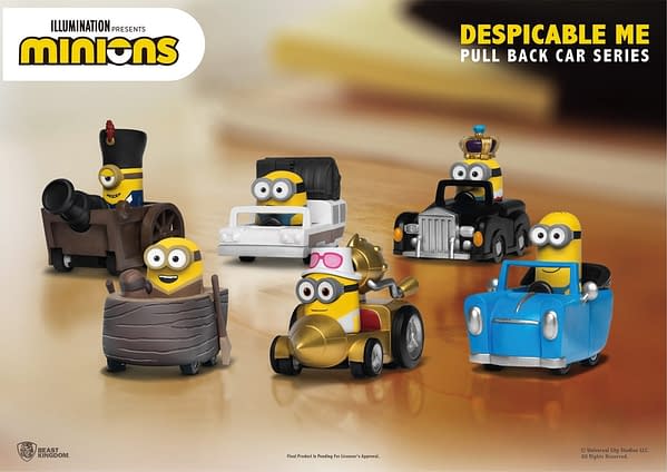 The Minions Hit the Streets With Collectible Cars from Beast Kingdom