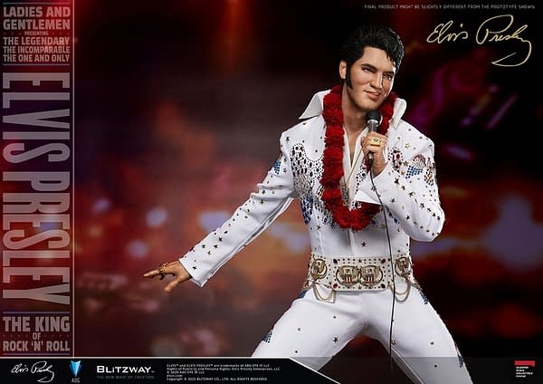 Elvis Presley Rocks the Stage with New Blitzway Statue