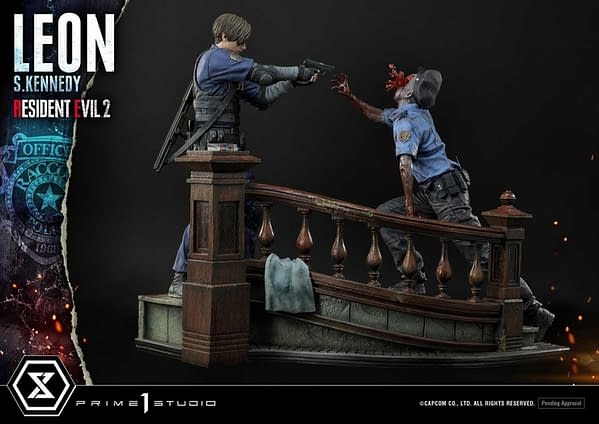 Resident Evil 2 Leon and Claire Are Back to Back with Prime 1 Studio