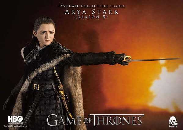 Game of Thrones Arya Stark Season 8 Figure Lands at threezero