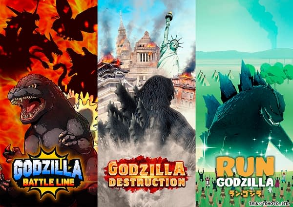 Not one, not two, but three Godzilla games on the way! Courtesy of TOHO Games.