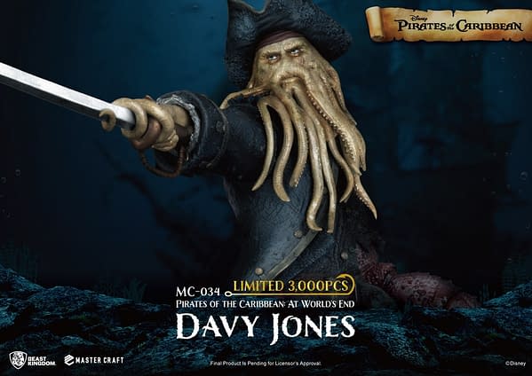 Pirates of the Caribbean Davy Jones Arrives With Beast Kingdom