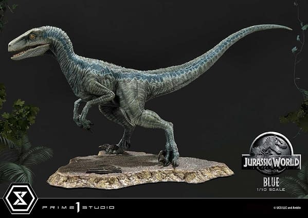 Jurassic World Velociraptor Blue Statue Arrives From Prime 1 Studio