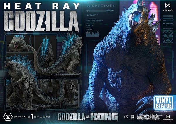 Prime 1 Studio Reveals Masterline Godzilla Heat Ray Vinyl Statue