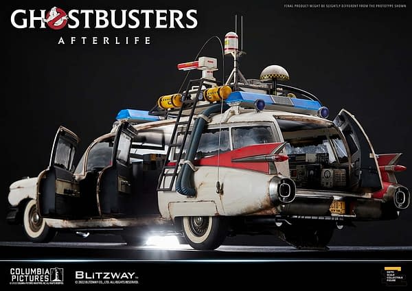 Ghostbusters: Afterlife 1/6 Scale Ecto-1 Vehicle Debuts from Blitzway