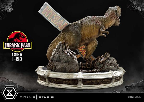 Jurassic Park T-Rex Roars Once Again with New Prime 1 Statue