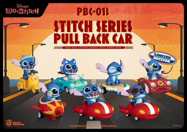 Lilo and Stitch Pull Back Cars Coming Soon from Beast Kingdom