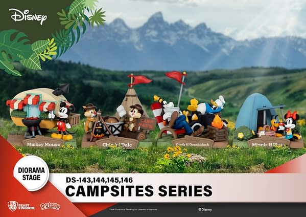 Go Camping with Mickey Mouse and Beast Kingdom with New D-Stages