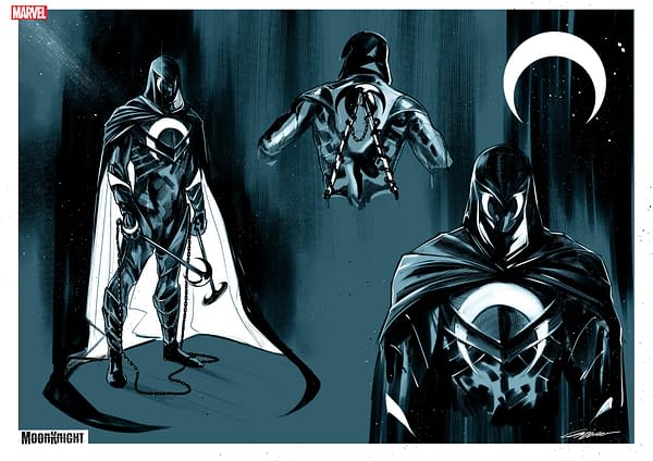 Cover image for VENGEANCE OF THE MOON KNIGHT 1 ALESSANDRO CAPPUCCIO DESIGN VARIANT