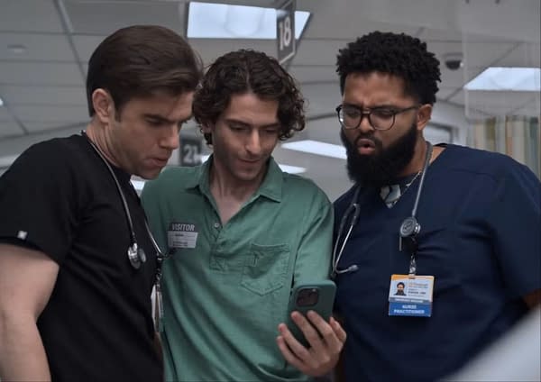 The Pitt: Pittsburgh Penguins Reacts to Fan Freeze Branding Logo Scene