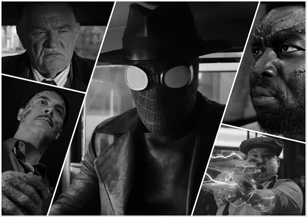 Spider-Noir Introduces Silvermane, Sandman, Tombstone & Megawatt