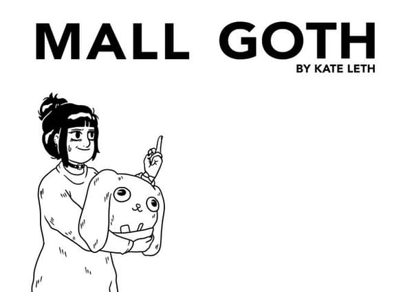Kate Leth's First Graphic Novel, Mall Goth, from Simon & Schuster.