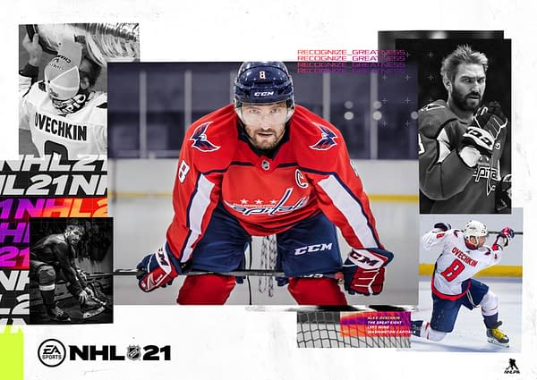 A look at the artwork for NHL 21, courtesy of EA Sports.